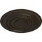 Ekena Millwork Oldham Ceiling Medallion (Fits Canopies up to 8 5/8"), Hand-Painted Stone Hearth, 18"OD x 1 1/4"P CM18OLSHF - alternate 3
